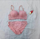 Pack Of 4 Imported Stuff Medium Padded Non-Wired Pushup Bra & Panty Set