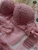 π Pack of 4 Royal Elegance β Full Lace Bra & Panty Set π