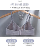 Fashion Sports AB Cup Bra Wireless Gathered Comfort Brassiere Push Up Lingerie