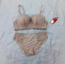 Pack Of 4 Imported Stuff Medium Padded Non-Wired Pushup Bra & Panty Set