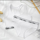 Pack of 2 Underwear With Bra Set For Female Cotton Sports Girl Tank Top And Kit