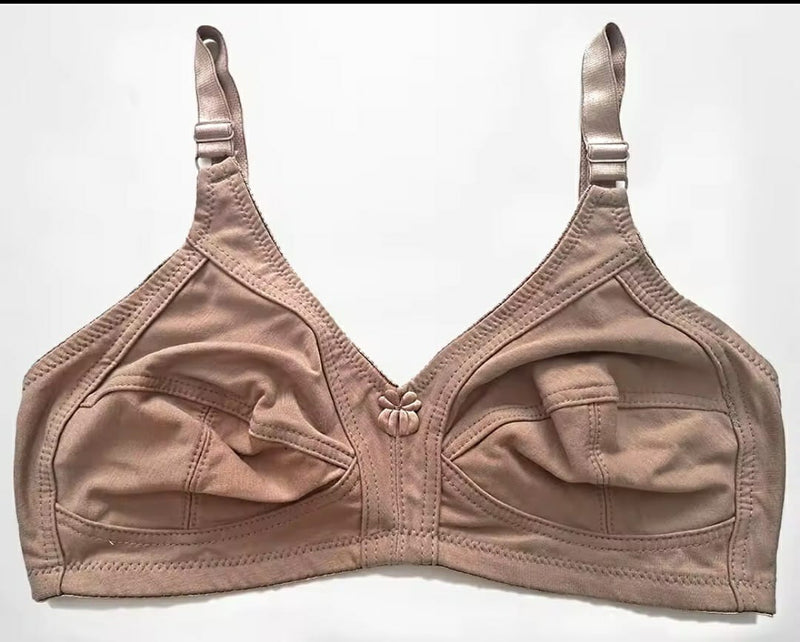 FLAT 50% OFF SALE LIVE NOW | PACK OF 2 IMPORTED PURE STRETCHABLE COTTON BRA