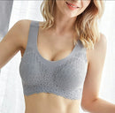 Women Top Vest Seamless Comfort Push Up Bra Shapewear Stretch Comfy Crop Sports Bra