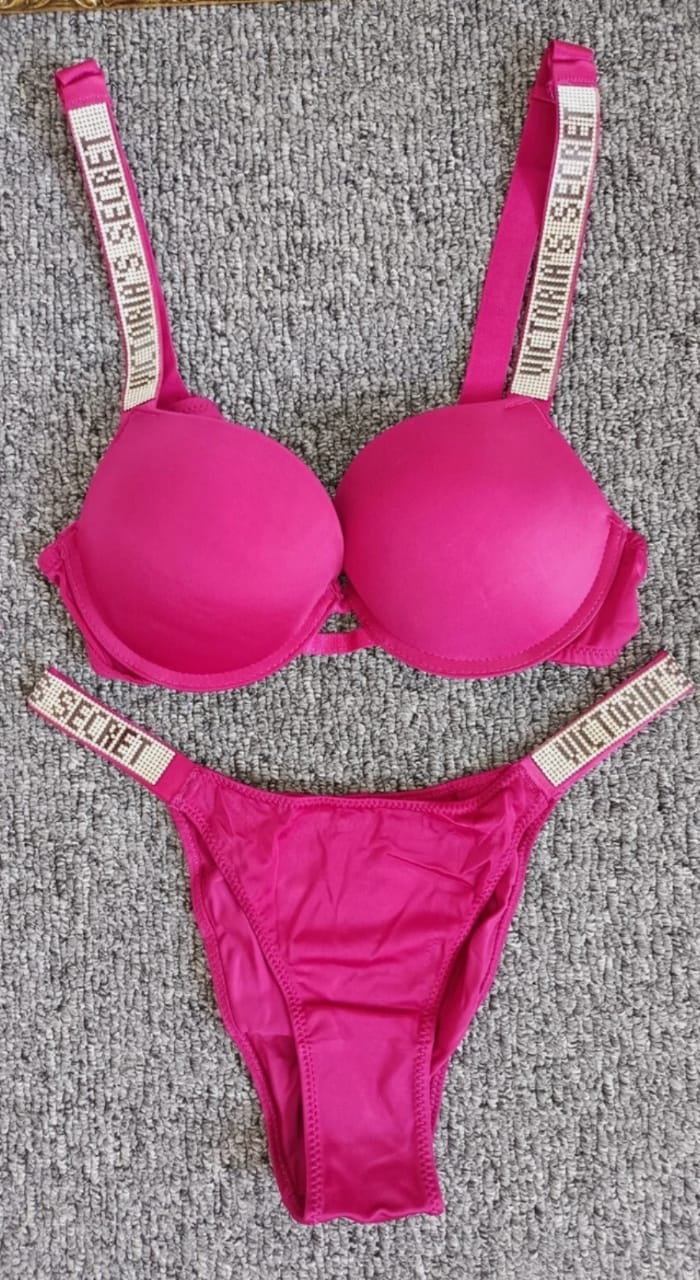 🌈 Pack of 2 | Victoria’s Secret Neon Glow Bra & Panty Set 🌈