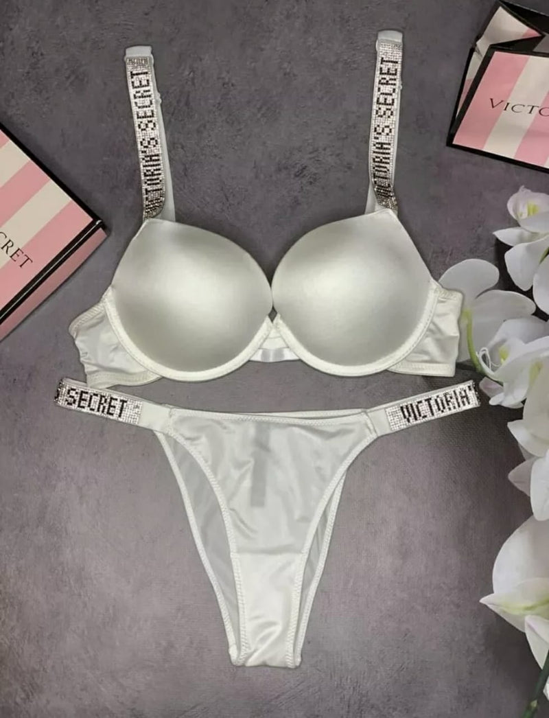 🌈 Pack of 2 | Victoria’s Secret Neon Glow Bra & Panty Set 🌈