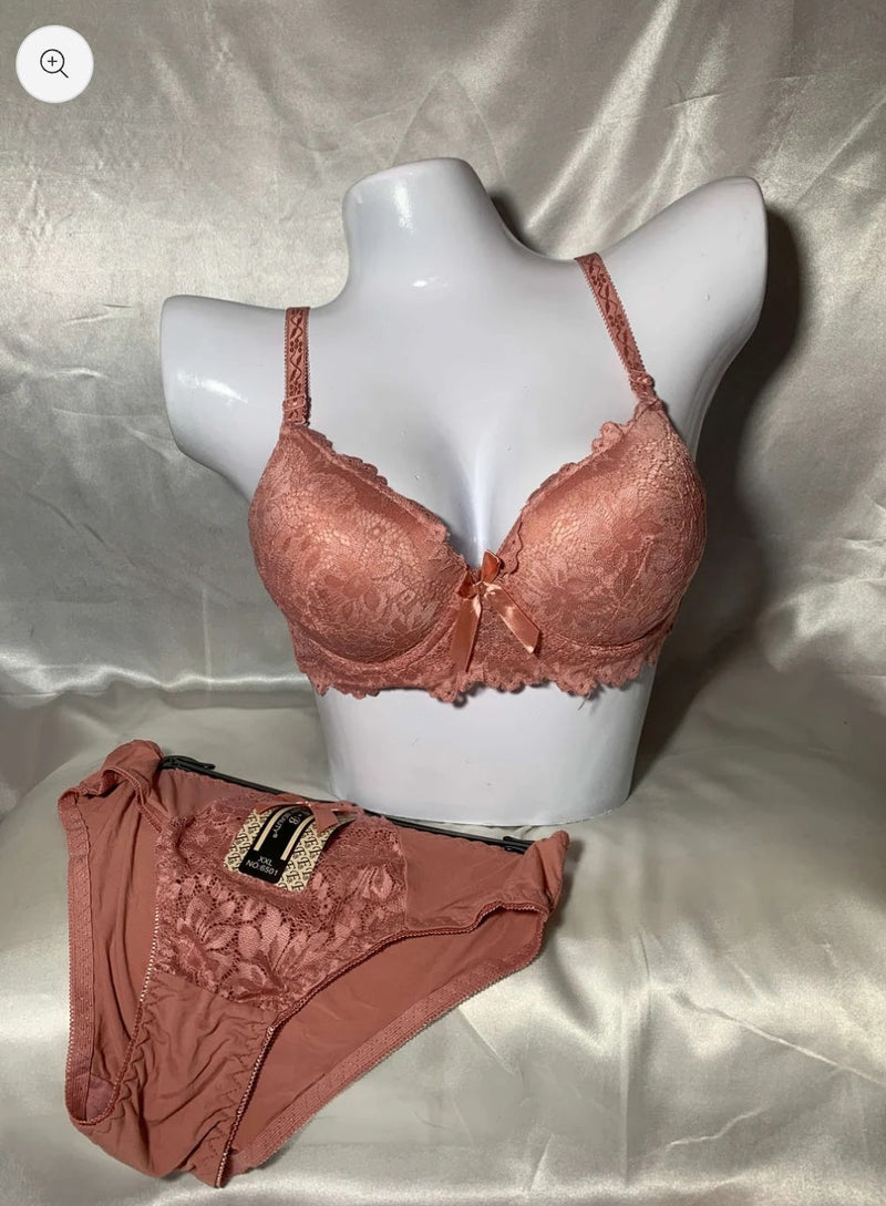 50% OFF SALE |SET OF 2 PREMIUM IMPORTED PADDED BRA AND PANTY SET | FREE HOME DELIVERY